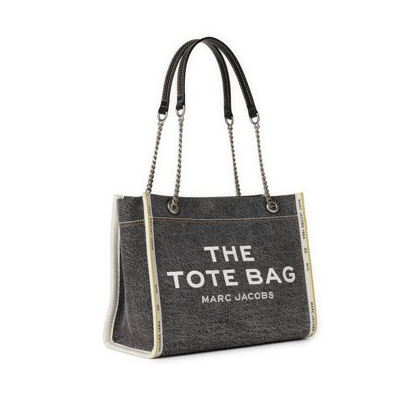 トートバッグ The Medium Tote - Marc Jacobs - Cotton - Black/White Amazon.com: Marc Jacobs The Daisy Canvas Medium Tote Bag
