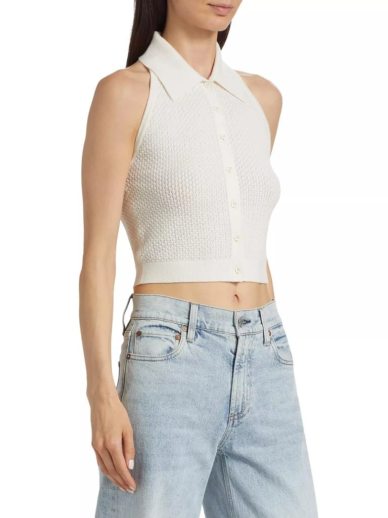 Alice + Olivia Miles Pointelle Knit Tank 4