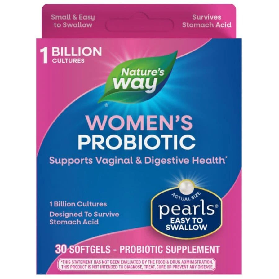 Nature's Way Probiotic Pearls Women's Vaginal & Digestive Health Softgels 3