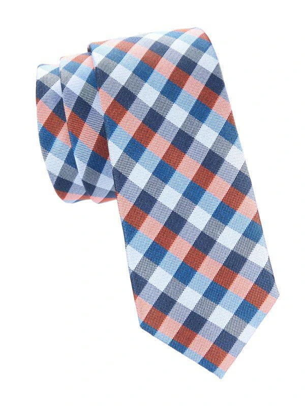 Ben Sherman Checked Silk Tie 1
