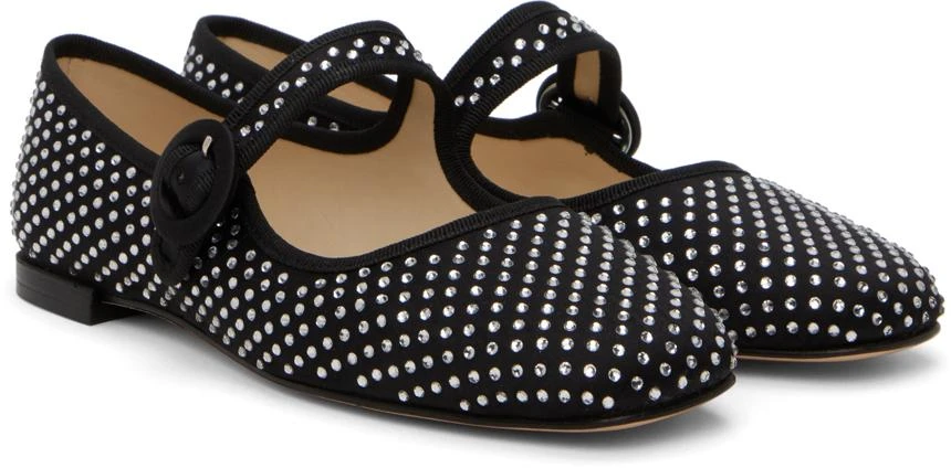 Repetto Black Georgia Square-Toe Mary Jane Ballerina Flats 4