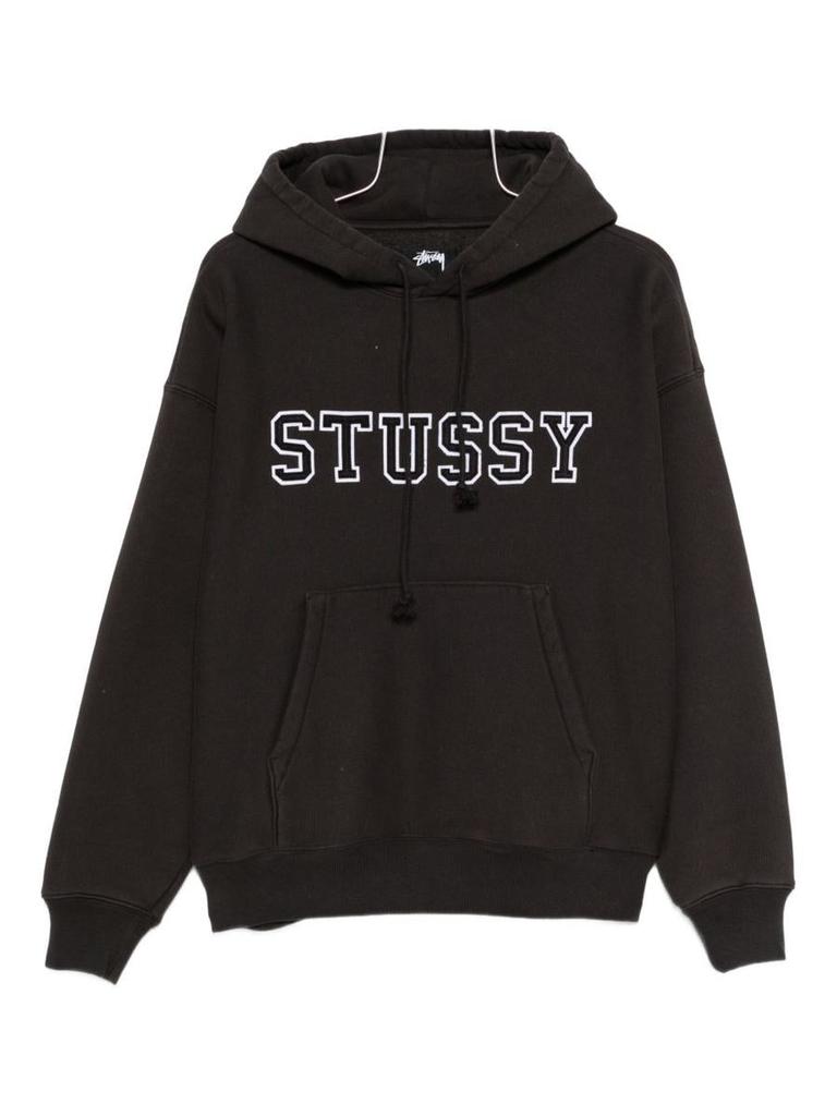 STUSSY Men's Relax Hoodie Black - Hoodies - BeyondStyle