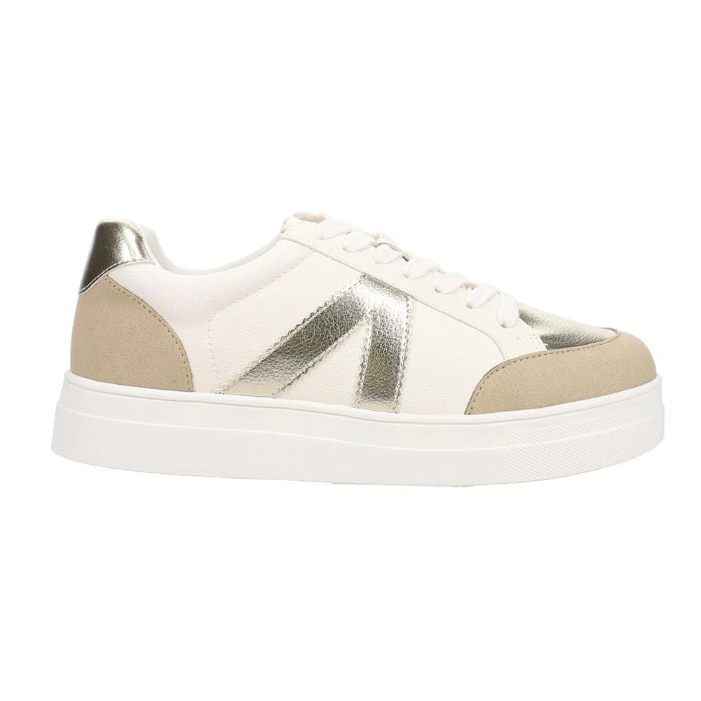 MIA Astra Metallic Lace Up Sneakers 1