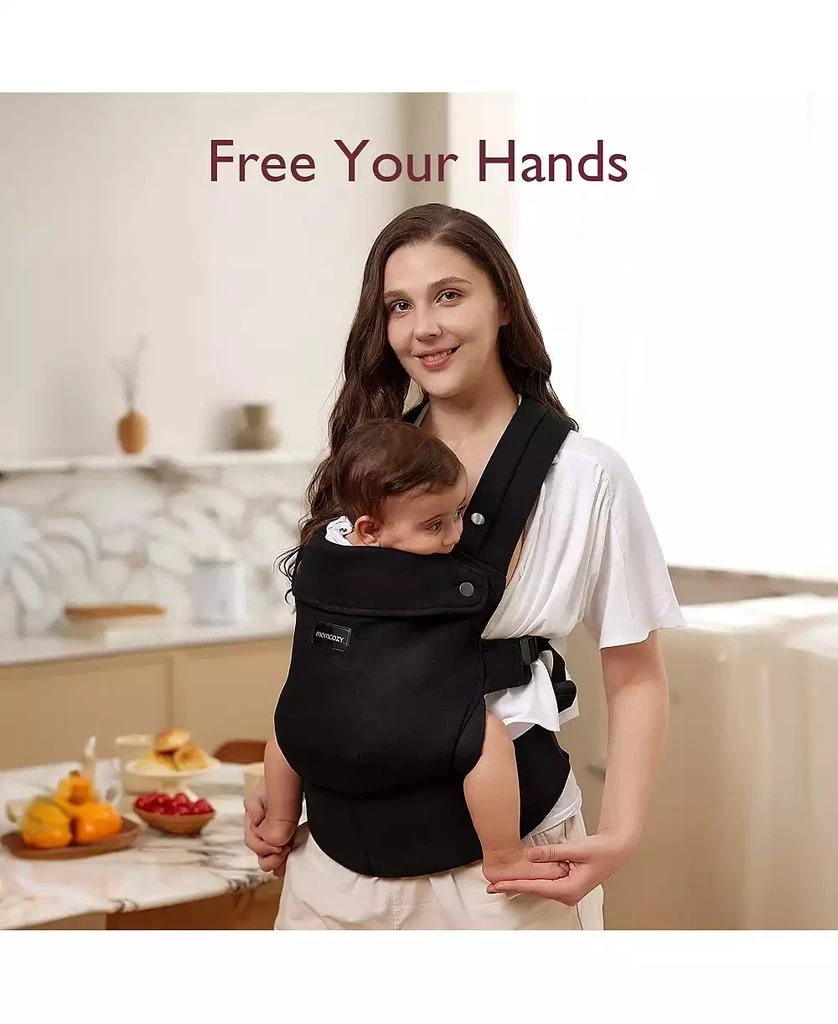 Momcozy Ergonomic,Cozy and Lightweight - Baby Carrier Newborn to Toddler 8