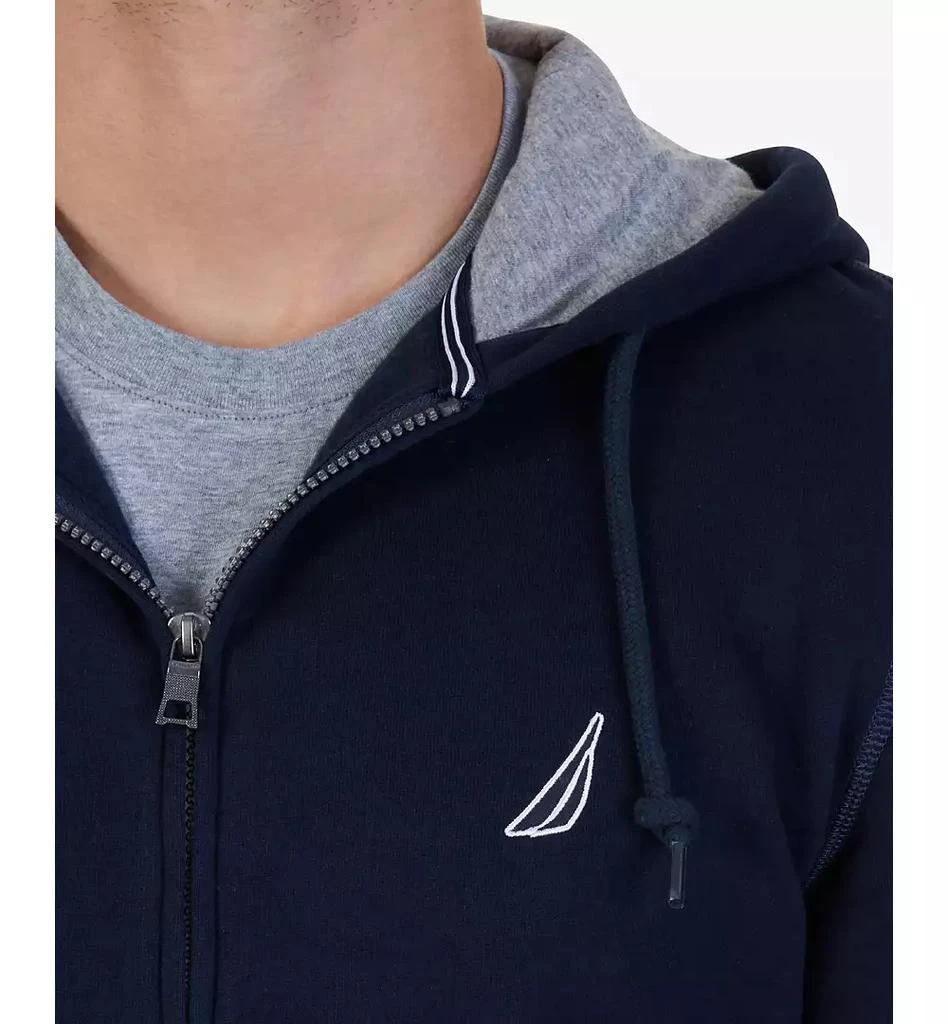 Nautica Men's Classic-Fit Super Soft Knit Fleece Zip Hoodie 3