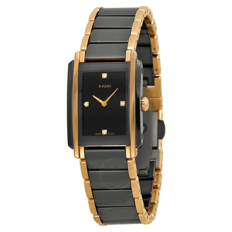 Rado Integral Jubile Ceramic Black Dial Watch R20612712 1