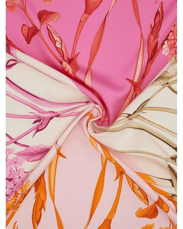 Salvatore Ferragamo Hydrangea Silk Scarf 5