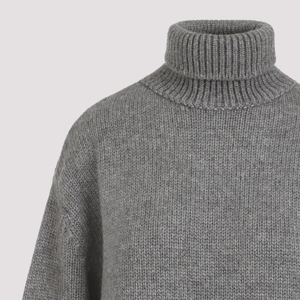 The Row Light Sage Elu Alpaca and Silk Sweater 5