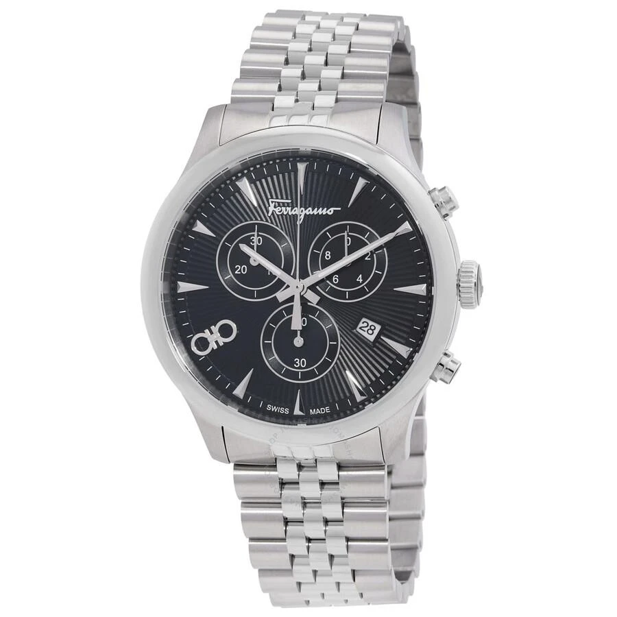 Salvatore Ferragamo Duo Chronograph Quartz Black Dial Men's Watch SFEZ01024 1