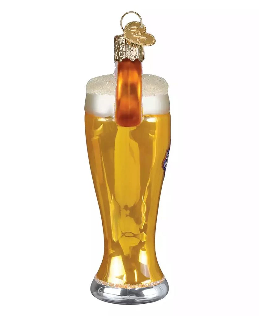 Old World Christmas 4.5" Adult Beverages Glass of Blue Moon Beer Ornament 3