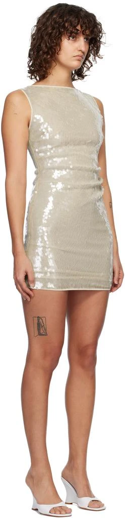 Staud Off-White Eton Minidress 2