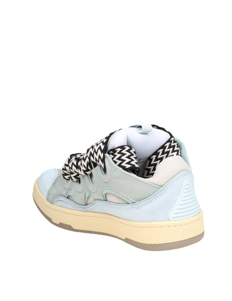 Lanvin Skate Sneakers In Leather Color Light Blue 4