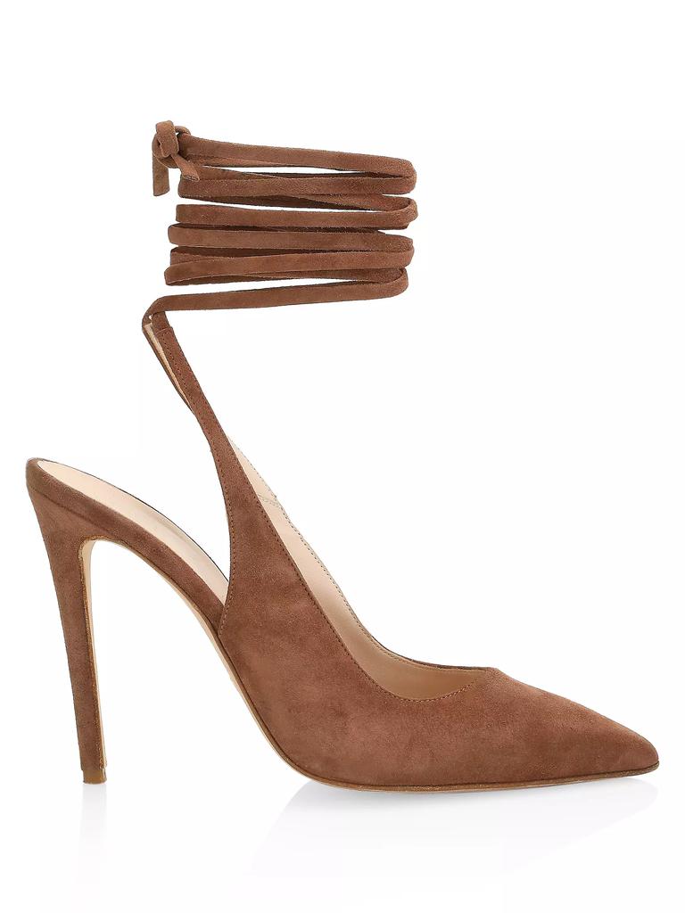Brother Vellies Paloma Suede Ribbon Pumps