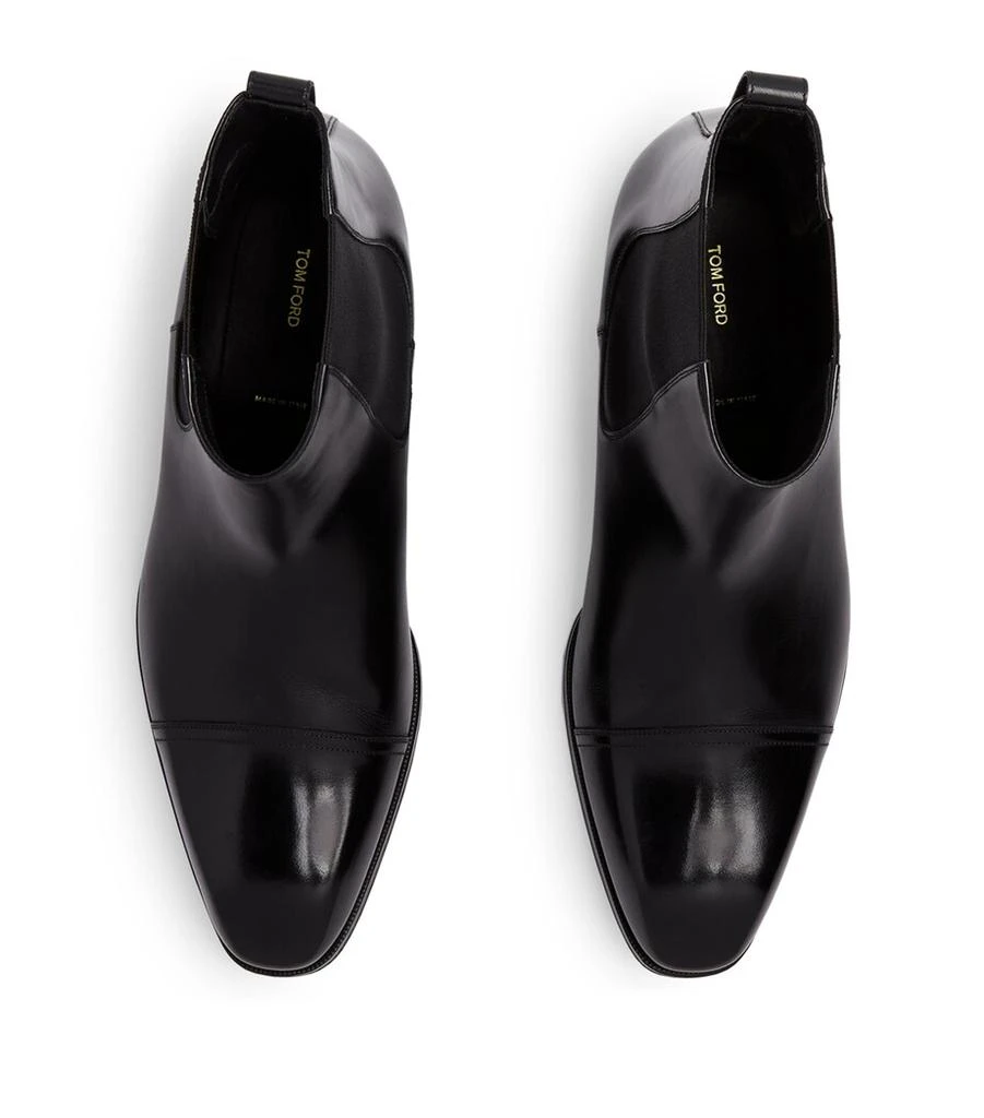 Tom Ford Patent Leather Chelsea Boots 5