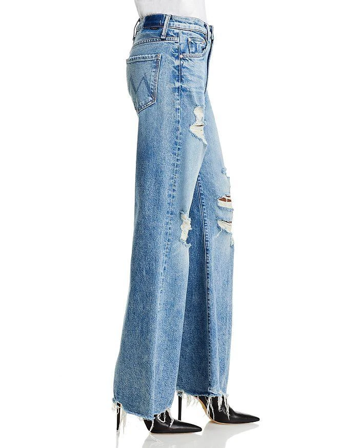 MOTHER The Sidestepper Sneak Chew Jeans in Stfu 4