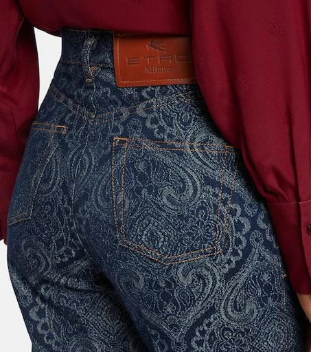 ETRO Pegaso high-rise flared jeans 6