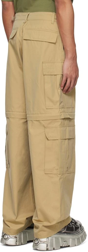 VTMNTS Beige Convertible Trousers 3
