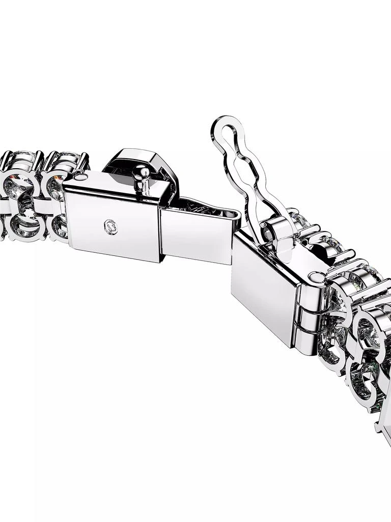 Swarovski Matrix Rhodium-Plated & Crystal Tennis Bracelet 3