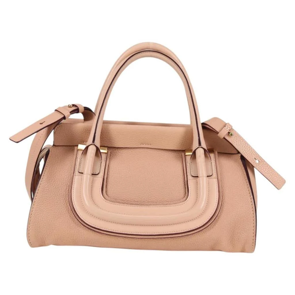Chloé Everston Satchel Leather Leather Bag (Pre-Owned) 2