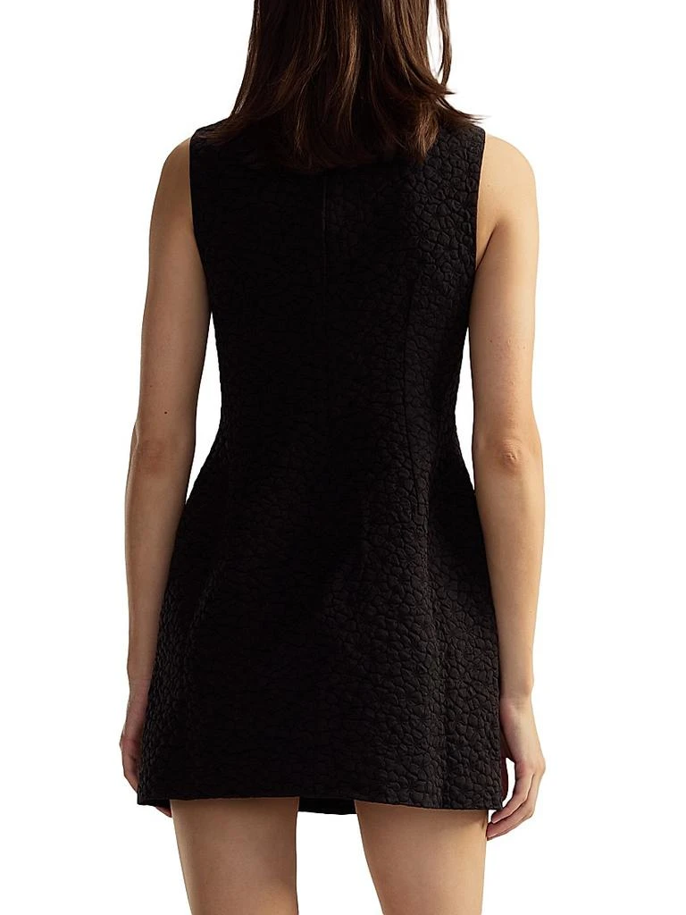 Cynthia Rowley Jacquard 3D Flower Pocket A-Line Minidress 5