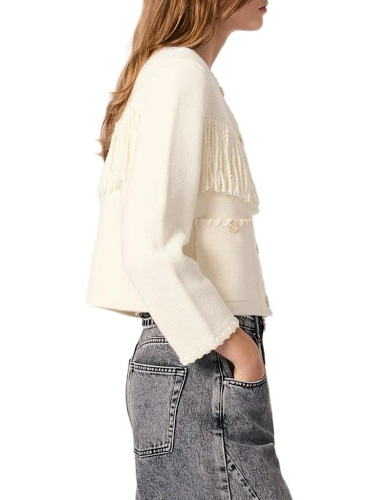 Maje Fringed Cardigan 5