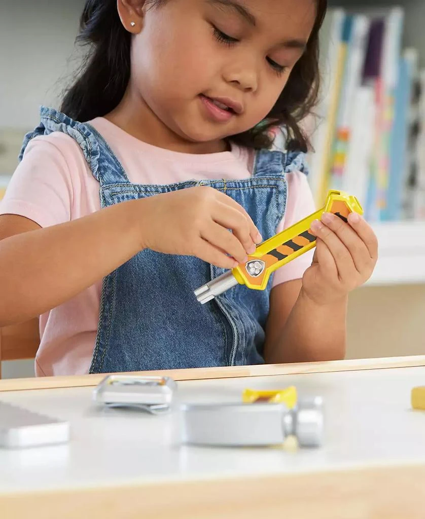 Rubble & Crew Rubble's Construction Tool Belt, with 6 Piece Kids Tool Set 8