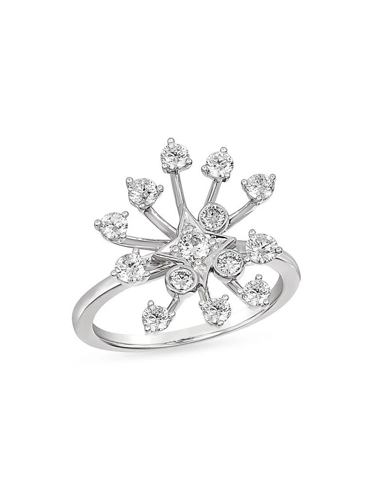 HUEB Luminus 18K White Gold & 0.90 TCW Diamond Ring 1