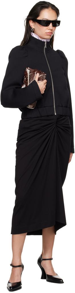 Dries Van Noten Black Zip Cotton Jacket - Jackets - Compare