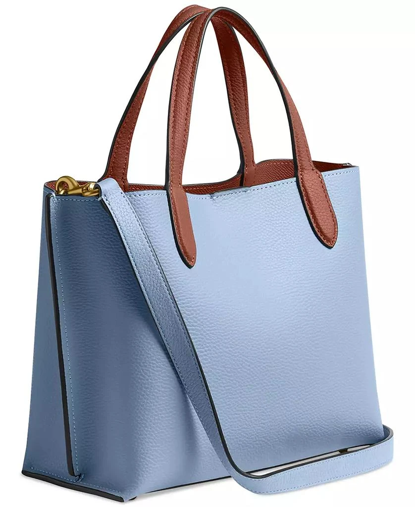 Coach Polished Pebble Leather Willow Tote 24 with Convertible Straps 3
