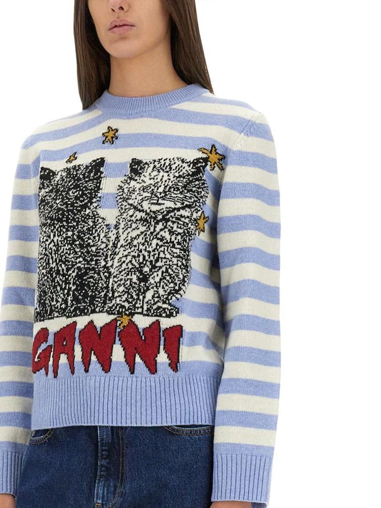 Ganni Ganni Striped Sweater 4