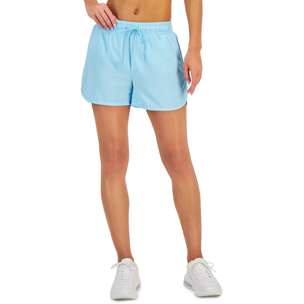 Ideology Womens Solid Polyester Flat Front