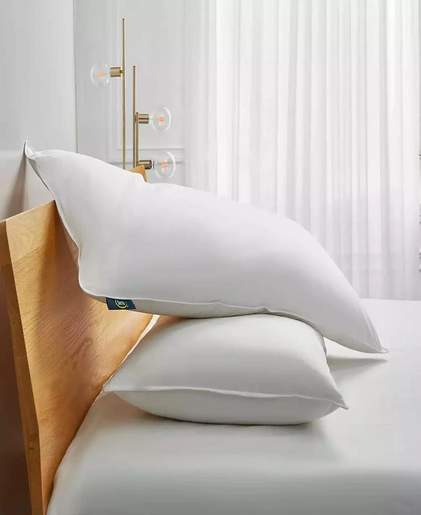 Serta White Goose Feather & Down Fiber Back Sleeper 2-Pack Pillow, King 3