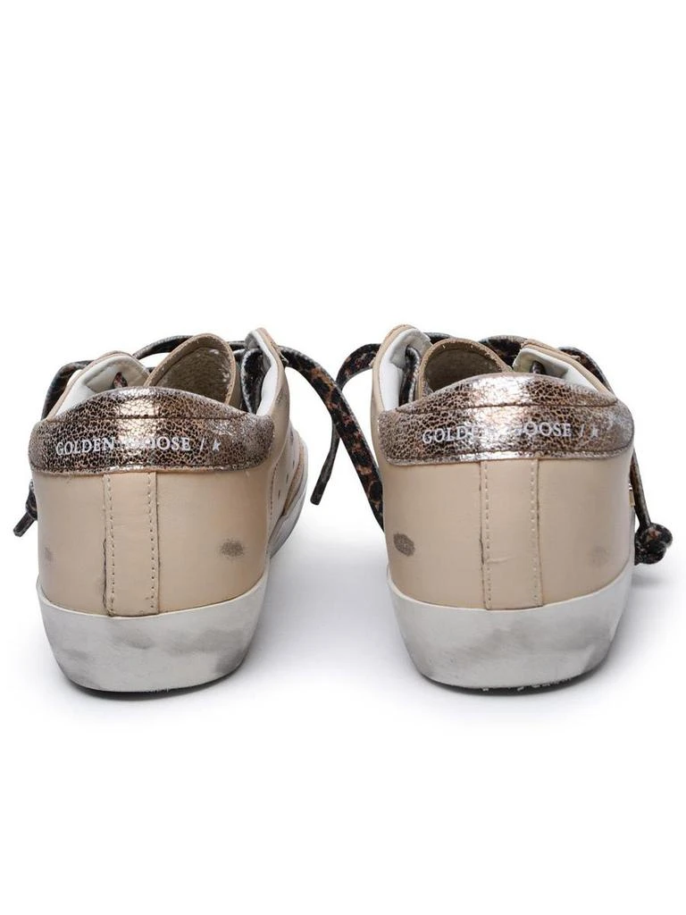 Golden Goose Golden Goose 'Super-Star Classic' Beige Leather Sneakers 4