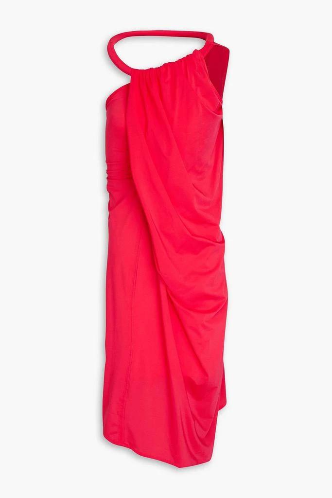 JW Anderson One-shoulder asymmetric stretch-jersey dress 1