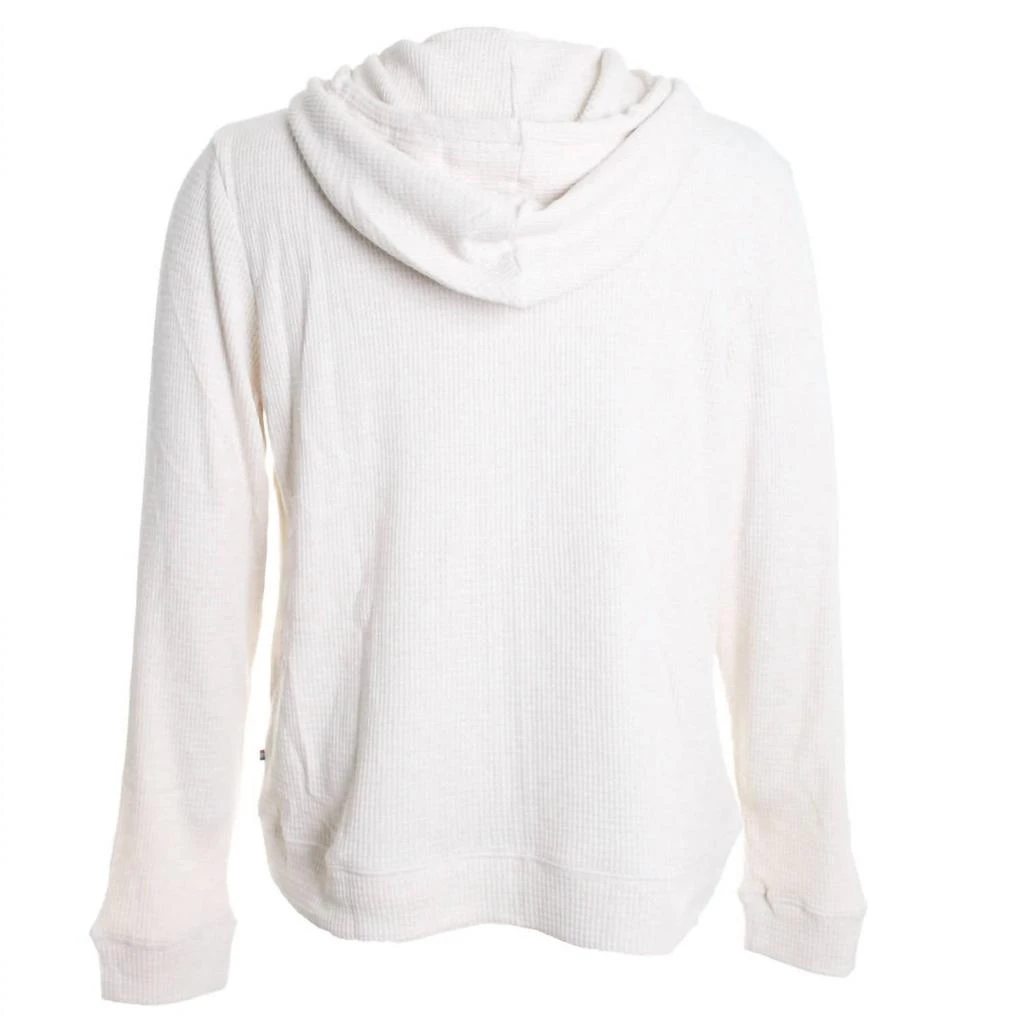 Sol Angeles Men
s Marr Thermal Zip Hoodie In White 3