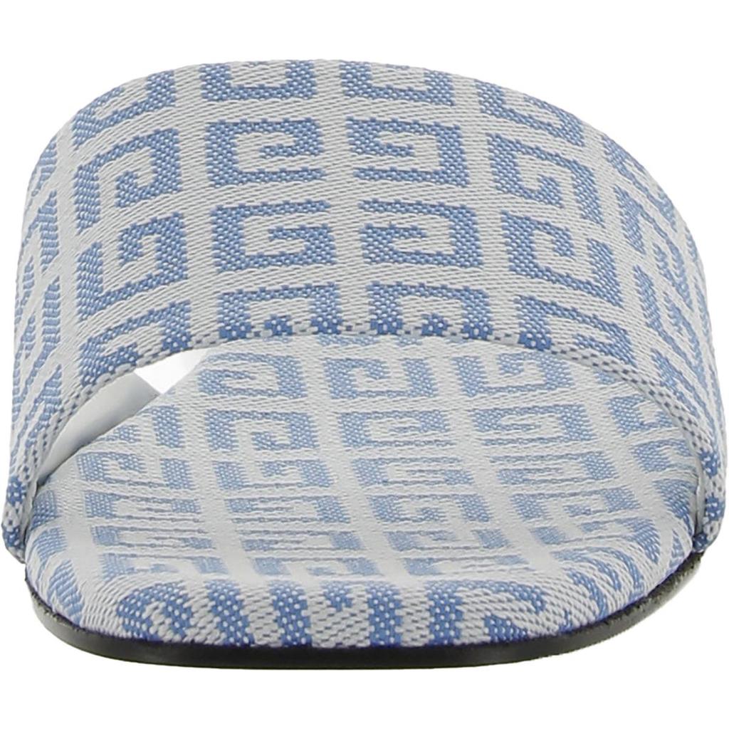 Givenchy 4G Womens Canvas Logo Slide Sandals