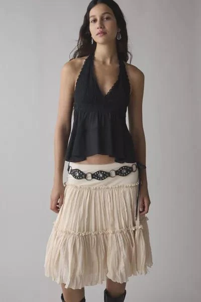 Kimchi Blue Kimchi Blue Lindsey Tiered Babydoll Halter Top 1