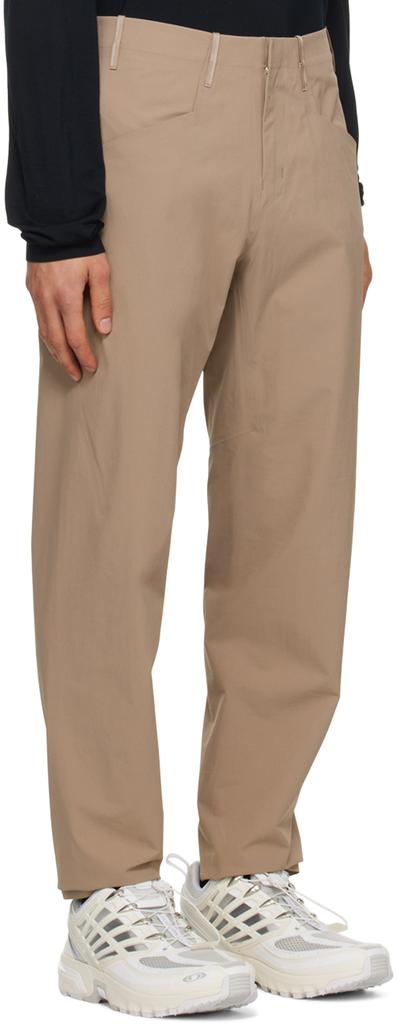 Veilance Brown Voronoi Trousers