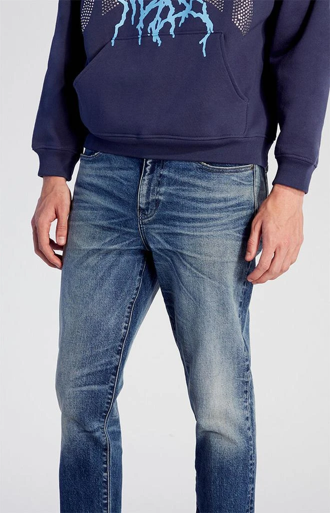 PacSun Bryce Stretch Stacked Skinny Jeans Medium Indigo 5