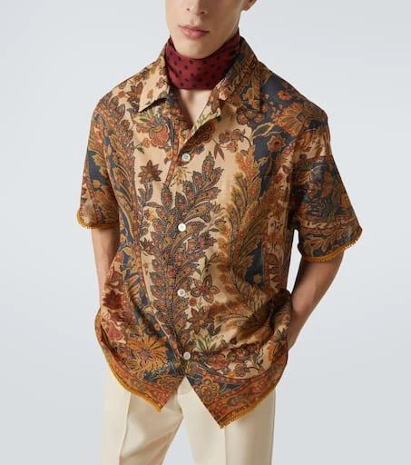 Valentino Paisley linen shirt 5