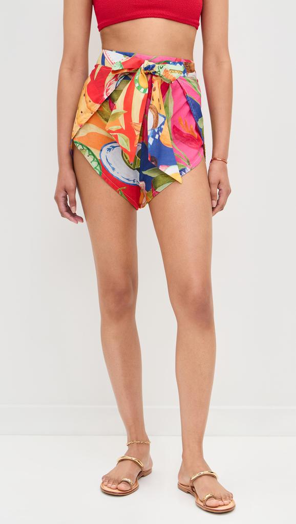 Farm Rio Summer Picnic Shorts