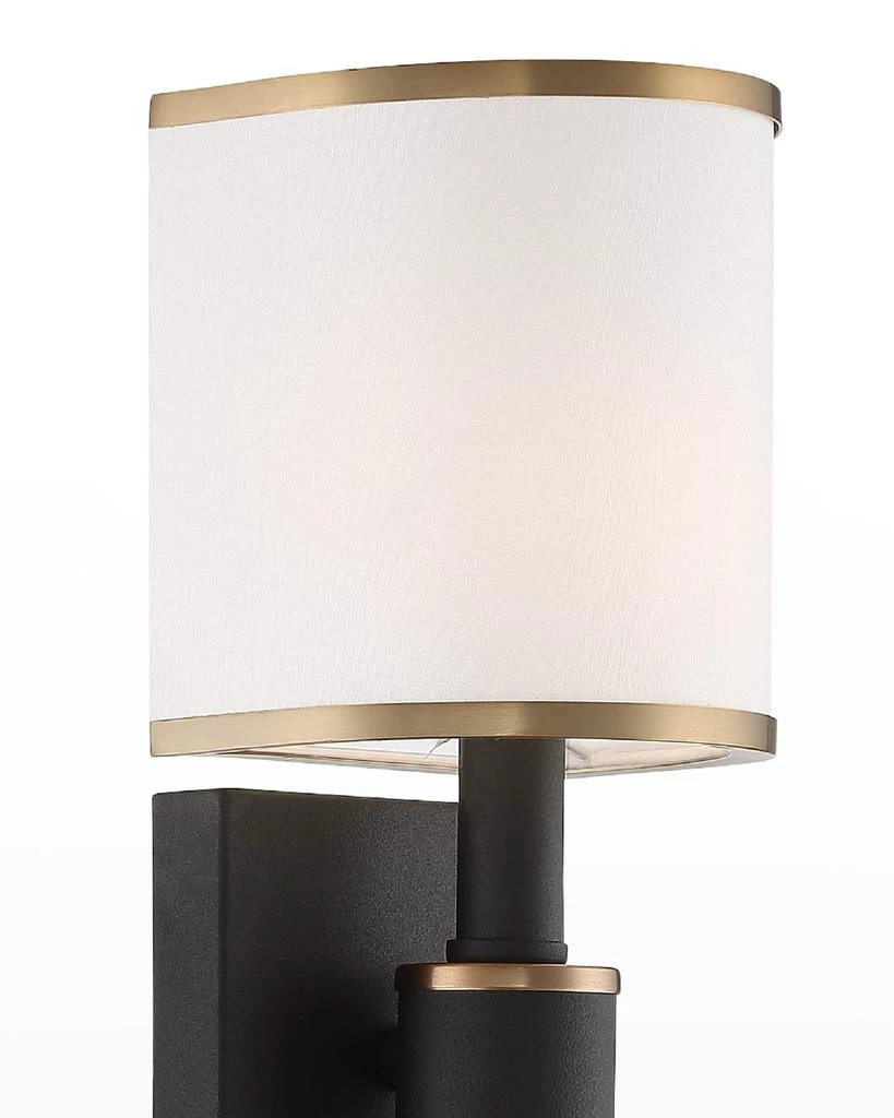 Crystorama Sloane 1-Light Forged Wall Sconce 2