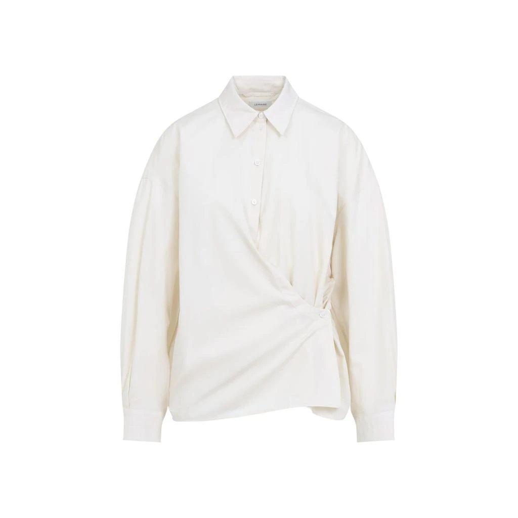 Lemaire Lemaire Gather Detailed Buttoned Shirt 1