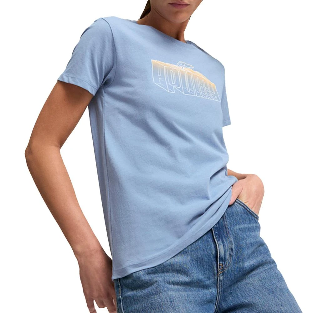 Puma Novelty Fade Out Graphic Crew Neck Short Sleeve T-Shirt 3