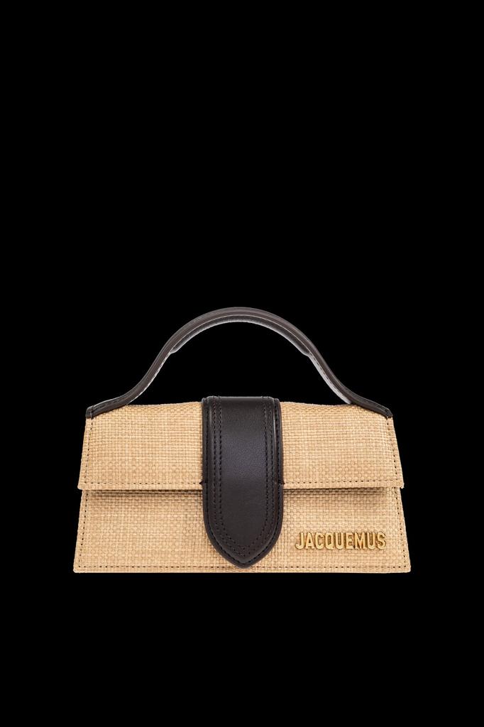 Jacquemus Jacquemus - The Spiaggia Raffia Tote Bag - Black
