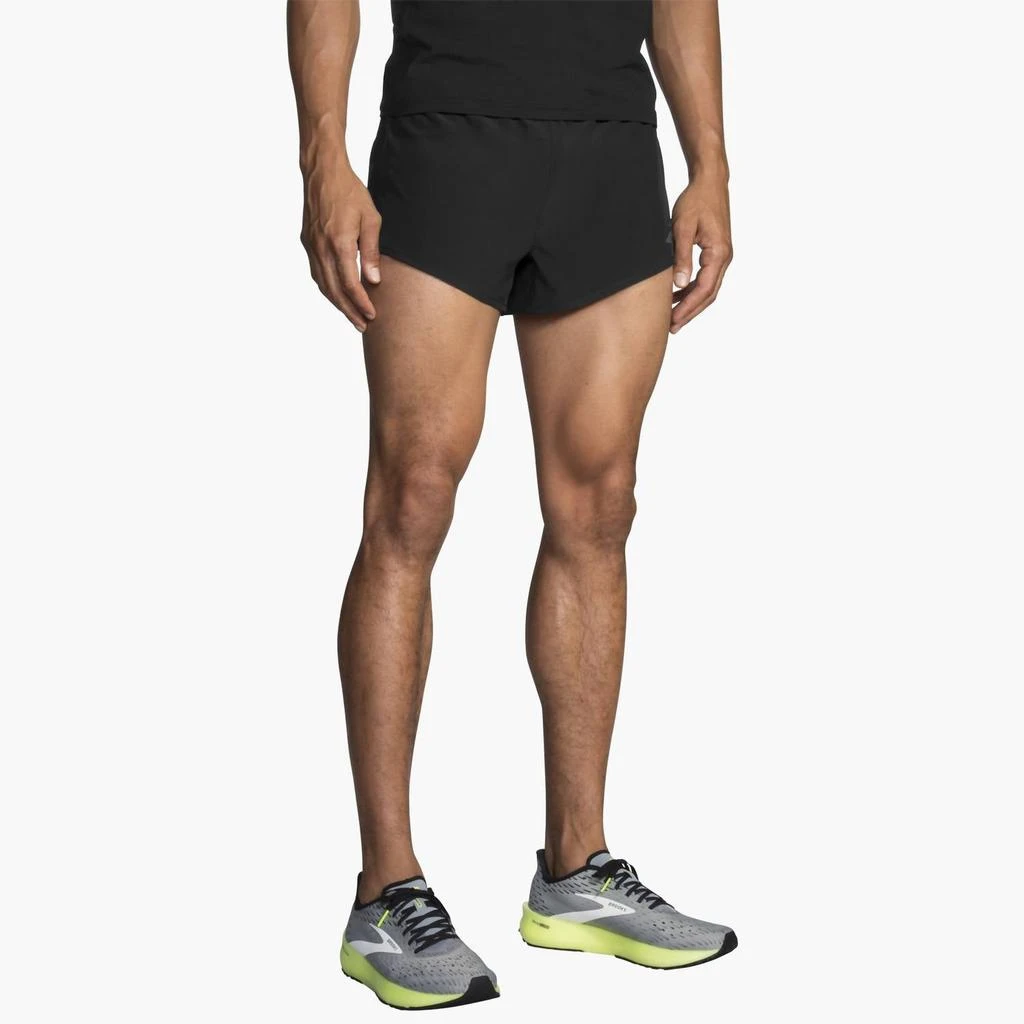 Brooks Sherpa Split Short In Black 1