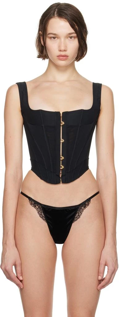 L'Agent by Agent Provocateur Black Zena Corset 1