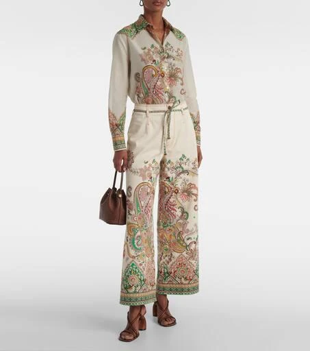 ETRO Printed cotton and silk shirt 2