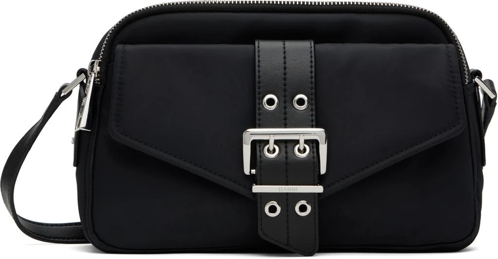 Ganni Black Bucky Camera Bag 1