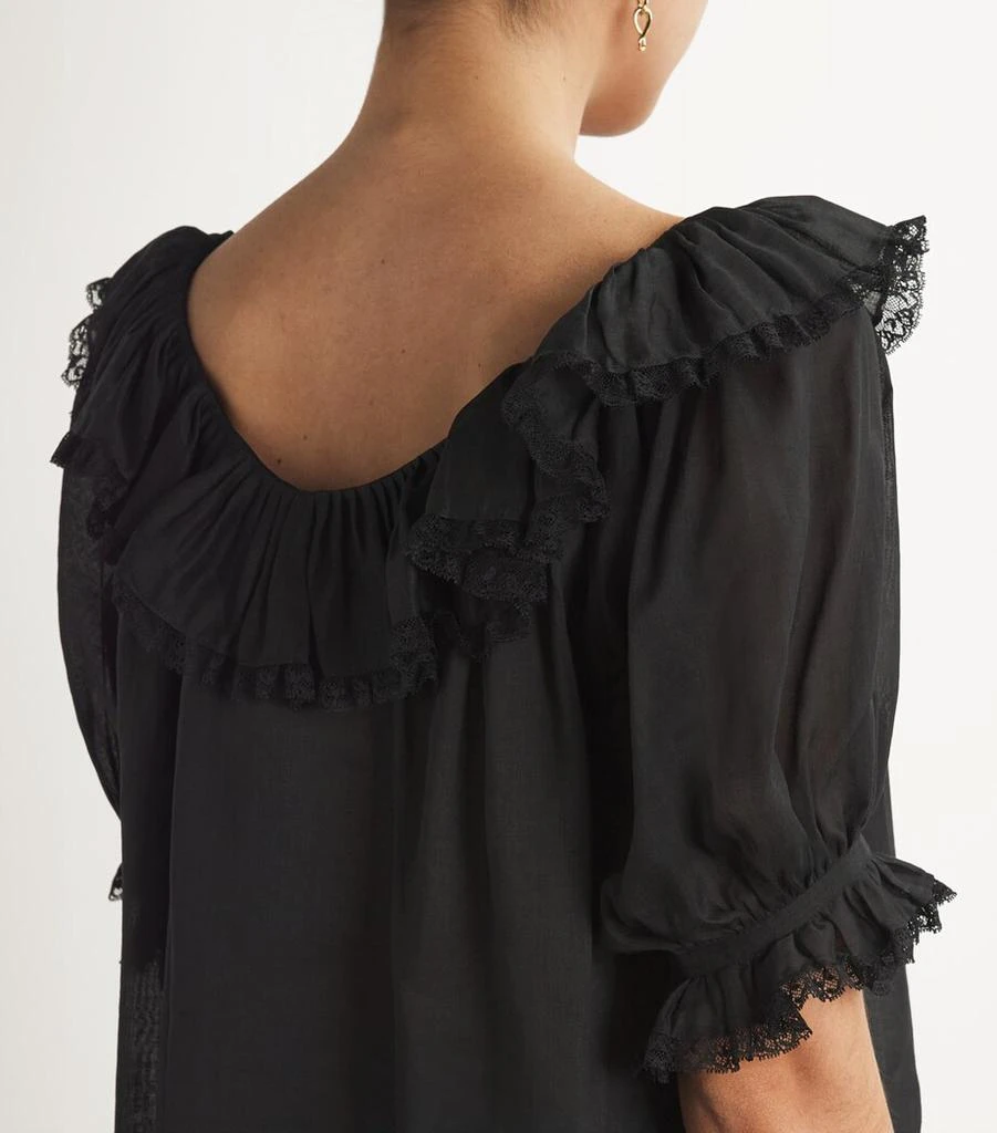 DÔEN Ruffled-Trim Samara Top 6